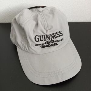 Vintage GUINNESS BEER Trucker Hat Ball Cap Adjustable Gray NWT Polyester 59 cm